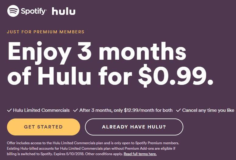 Hulu and spotify free download